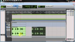 Pro Tools  how to nudge audio region to next [upl. by Wendelina957]