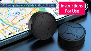 WEERSHUN GPS Strong Magnetic Vehicle AntiLost Tracker  How to use [upl. by Taka]