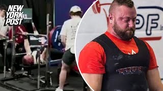 Male powerlifter enters women’s event breaks record  New York Post [upl. by Wanda]