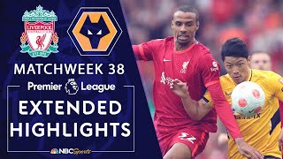 Liverpool v Wolves  PREMIER LEAGUE HIGHLIGHTS  5222022  NBC Sports [upl. by Junius]