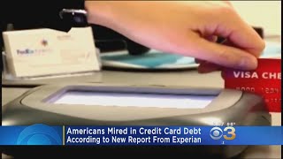 Report Americans Stuck In Credit Card Debt [upl. by Aedni895]