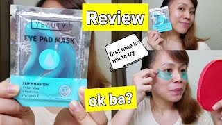 YEAUTY EYE PAD MASK REVIEW [upl. by Alfie198]