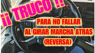 Como girar el volante marcha atrás con remolque Reversa 4 [upl. by Haon931]