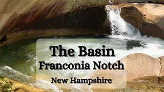 The Basin at FRANCONIA Notch State Park in New Hampshire  4K 🌲🍁 [upl. by La]