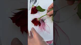 Learn to paint exquisite beautiful flowers with me 🌹🌹🌹watercolor [upl. by Cecile19]