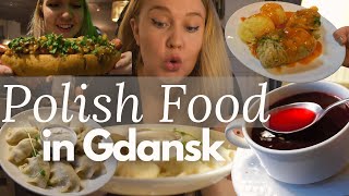 Eating Polish Food in Gdansk [upl. by Illah]