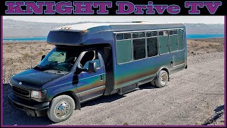 E450 Shuttle Bus RV Conversion  Lake Mohave Camping [upl. by Kalinda19]