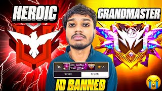 I PLAYED FREE FIRE FOR 24 HOURS TO PUSH CS RANKED  ID BANNED 😭 [upl. by Eniac]