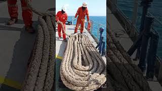 SHIPS MOORING PREPATION BOSUN ilyo [upl. by Elsa187]