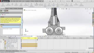 SOLIDWORKS Quick Tip  Setup and Analyze Motion Study [upl. by Stiles]