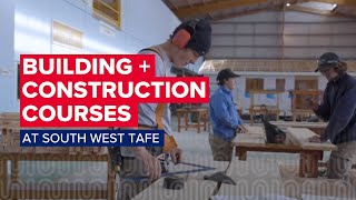 Building amp Construction Courses at South West TAFE [upl. by Scopp]