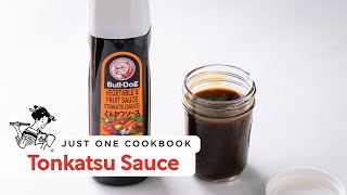 Delicious Homemade Tonkatsu Sauce Recipe とんかつソース [upl. by Marder263]