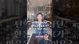 탄핵하겠다던 한동훈 대표가 마음을 바꾼 이유 50초 안에 설명하기 김진 돌직구쇼 [upl. by Elleniad]