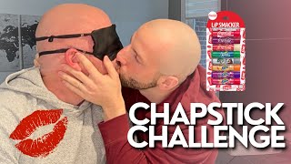 CHAPSTICK CHALLENGE WITH HUSBAND GOES WRONG [upl. by Deny124]