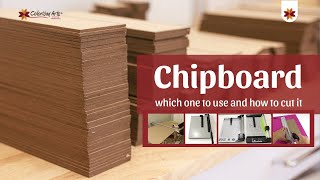 Chipboard for cartonnage scrapbooking bookbinding projects which one to use and how to cut it [upl. by Goles140]