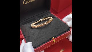 Unboxing Video  Clash de Cartier Bracelet Rose Gold Medium model [upl. by Tima]