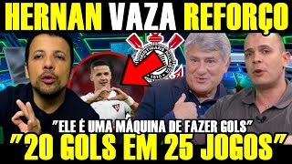 quotNOVO CAMISA 9quot HERNAN VAZA REFORÇO ARTILHEIRO FECHADO COM O CORINTHIANS E MAIS [upl. by Otrebogir425]