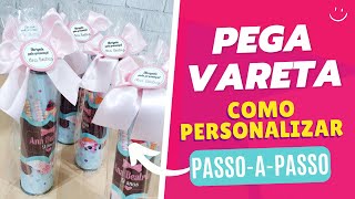 COMO FAZER PEGA VARETA PERSONALIZADO I FAÇA E VENDA [upl. by Oilenroc]