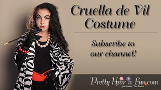 HALLOWEEN COSTUME IDEAS CRUELLA DE VIL [upl. by Ahsiekrats]