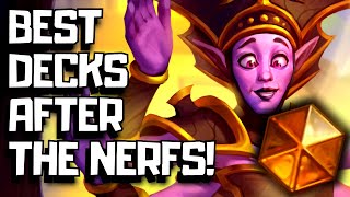 Best Hearthstone Decks After The Whizbang Nerfs [upl. by Huppert]