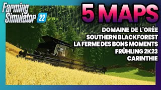 On teste 5 MAPS pour FARMING SIMULATOR 22 la meilleure est française 😎 [upl. by Terina806]