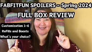 Fabfitfun Spoilers  Full Box Review  Spring 2024 Box Spoiler [upl. by Boylan371]