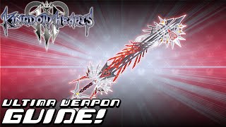 Kingdom Hearts 3  COMPLETE GUIDE Ultima Weapon 100 Item Synthesis 7 Orichalcum Minigames [upl. by Elleral634]