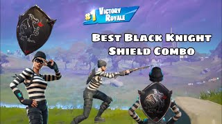 Black Knight Shield  Rapscallion  Best Combo  Fortnite Battle Royale [upl. by Onibla]