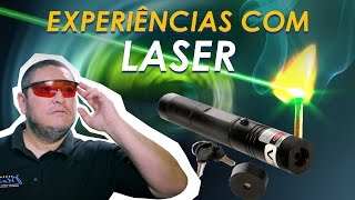 Como ACENDER FÓSFORO e ESTOURAR BALÕES usando POINT LASER VERDE 20000mw [upl. by Publias]