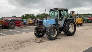 Lot 64 LANDINI 9880 POWER FLOW 4WD TRACTOR [upl. by Lari]