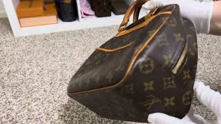 Vintage Louis Vuitton Trouville Unboxing from Japan [upl. by Fauman685]