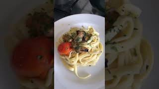 🍝 Idea per pranzo scialatielli con cozze e pomodorini [upl. by Griffis]