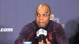 Quentin Hillsman Elite 8 Practice Day Press Conference [upl. by Aylward]