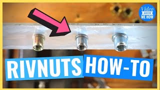 How to Install Rivnut Rivet Nut Nutserts WITH TOOL Full Guide [upl. by Oisinoid]