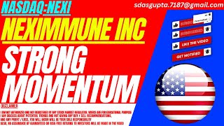 STRONG MOMENTUM  NEXI STOCK ANALYSIS  NEXIMMUNE STOCK [upl. by Nahsad]