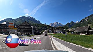 Driving in Slovenia Vrsic Pass  Kranjska Gora to Trenta [upl. by Ellered]