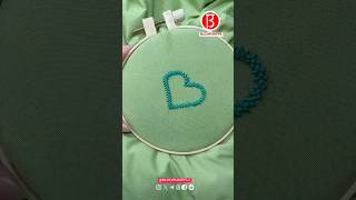 How to mend a cotton jacket with an Love shaped tear [upl. by Akemaj]