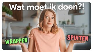 Keuken Wrappen vs Spuiten Wat is Beter [upl. by Kcirevam]