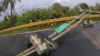 Huracan Maria en Puerto Rico con Go pro antes y despues [upl. by Htebzil]