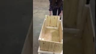 Nailless Crate Box Assembly [upl. by Havard486]