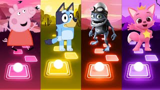 Peppa Pig Exe 🆚 Bluey Exe 🆚 Crazy Frog Exe 🆚 Pinkfong Exe  Who is Win 🏅🎯 exe fnf [upl. by Annamaria304]