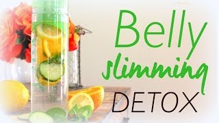 Natural Belly Slimming Detox Water Recipe [upl. by Aoniak340]