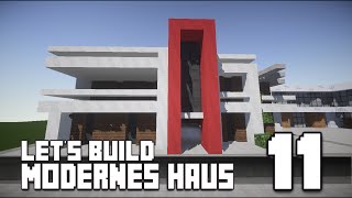 Minecraft  modernes Haus Bauen 11 Teil22 TutorialAnleitung HD [upl. by Lihp]