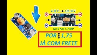 Step Down XL 4015 Regulador de Tensão Ajustável dicas de como usar [upl. by Sada]