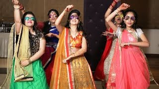 Sisters Dancing at Ladies Sangeet  Indian Wedding Dance Video  Choreography By Step2Step [upl. by Shulem]