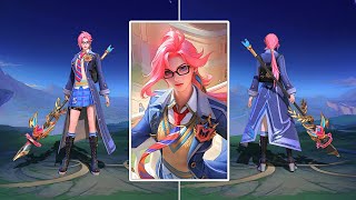 Silvana Special Skin quotAcademy Suppliesquot Review  Mobile Legends SilvanaNewSkin [upl. by Luzader]