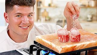 Cooking Wagyu on a 500 Degree Salt Rock [upl. by Bannon750]