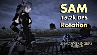 FFXIV  SamuraiSAM  152k DPS rotation  The Return of the Cherrypicker [upl. by Eniledam]