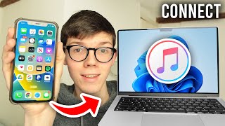 How To Connect iPhone To iTunes  Full Guide [upl. by Arrio523]