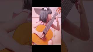 Allegretto Op241 No14 Carulli Uyen Mai  8 years old guitarclassic practice fyp arpeggio [upl. by Uzial280]